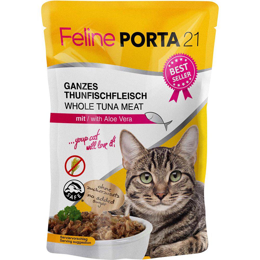 Kattfoder Feline Tonfisk & Aloe Vera 100gr Pouch