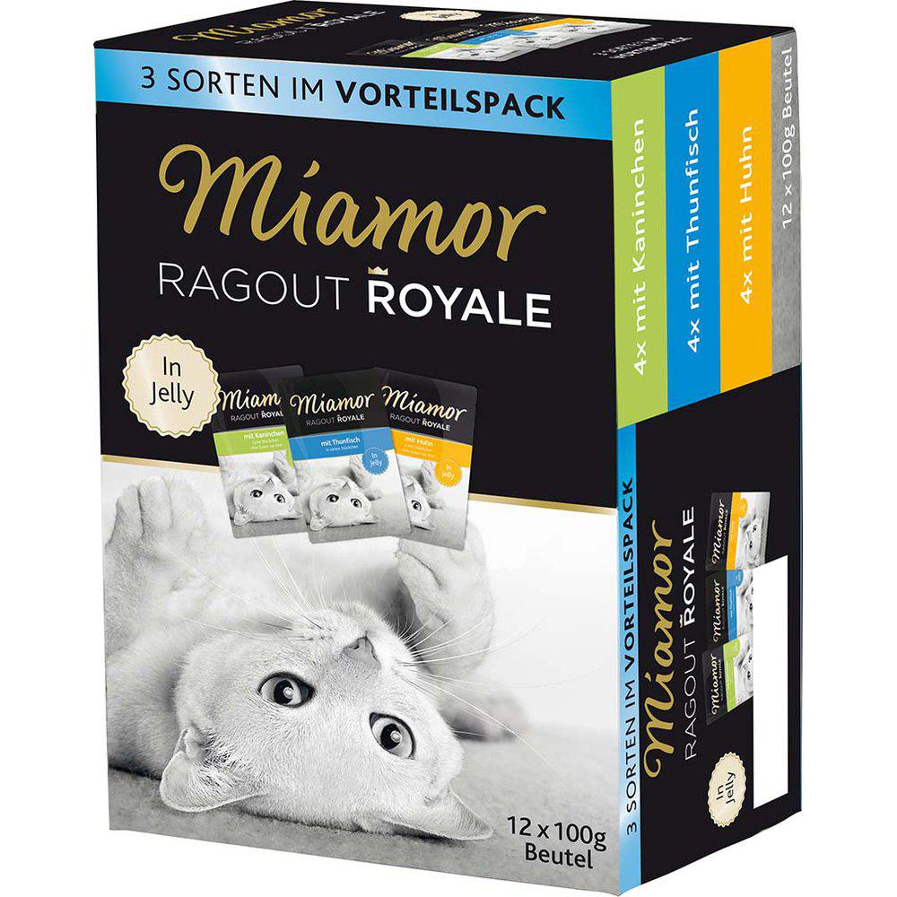 Miamor Ragout Multipack Gelé (Kyckl,tonfsk,kanin) 12x100gr