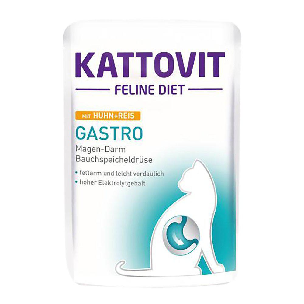 Kattovit Feline Diet Gastro Kyckling & Ris 85gr