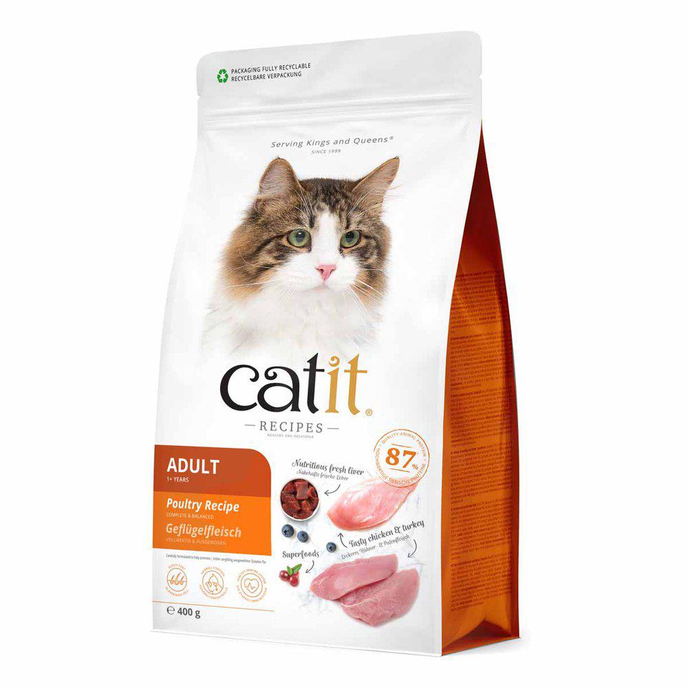 Catit Recipies Dry Adult Chicken&turkey400g