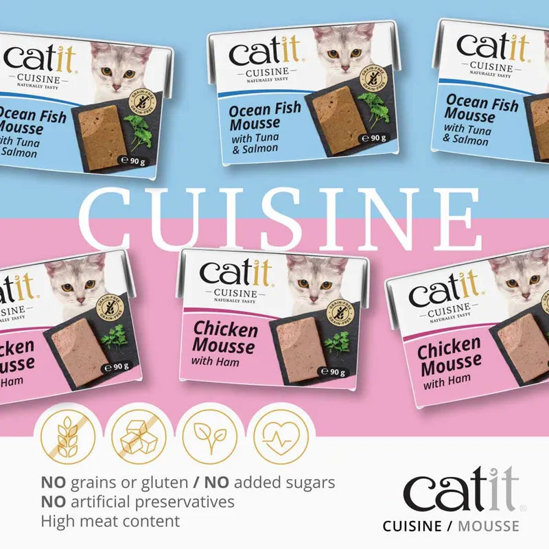 Catit Cuisine Mousse Tuna & Salmon 90g