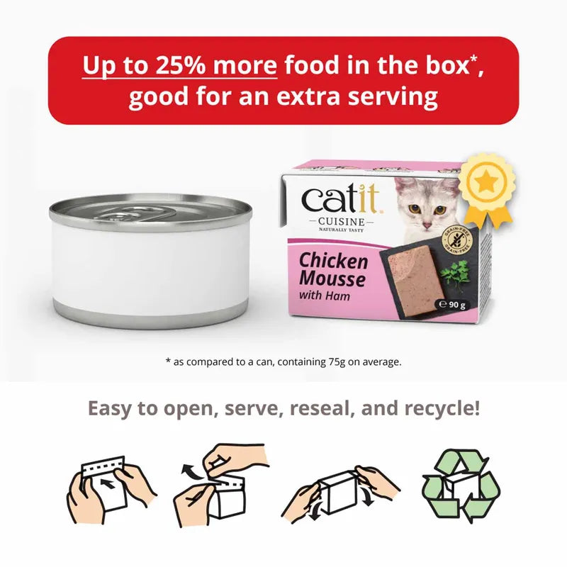 Catit Cuisine Mousse Tuna & Salmon 90g