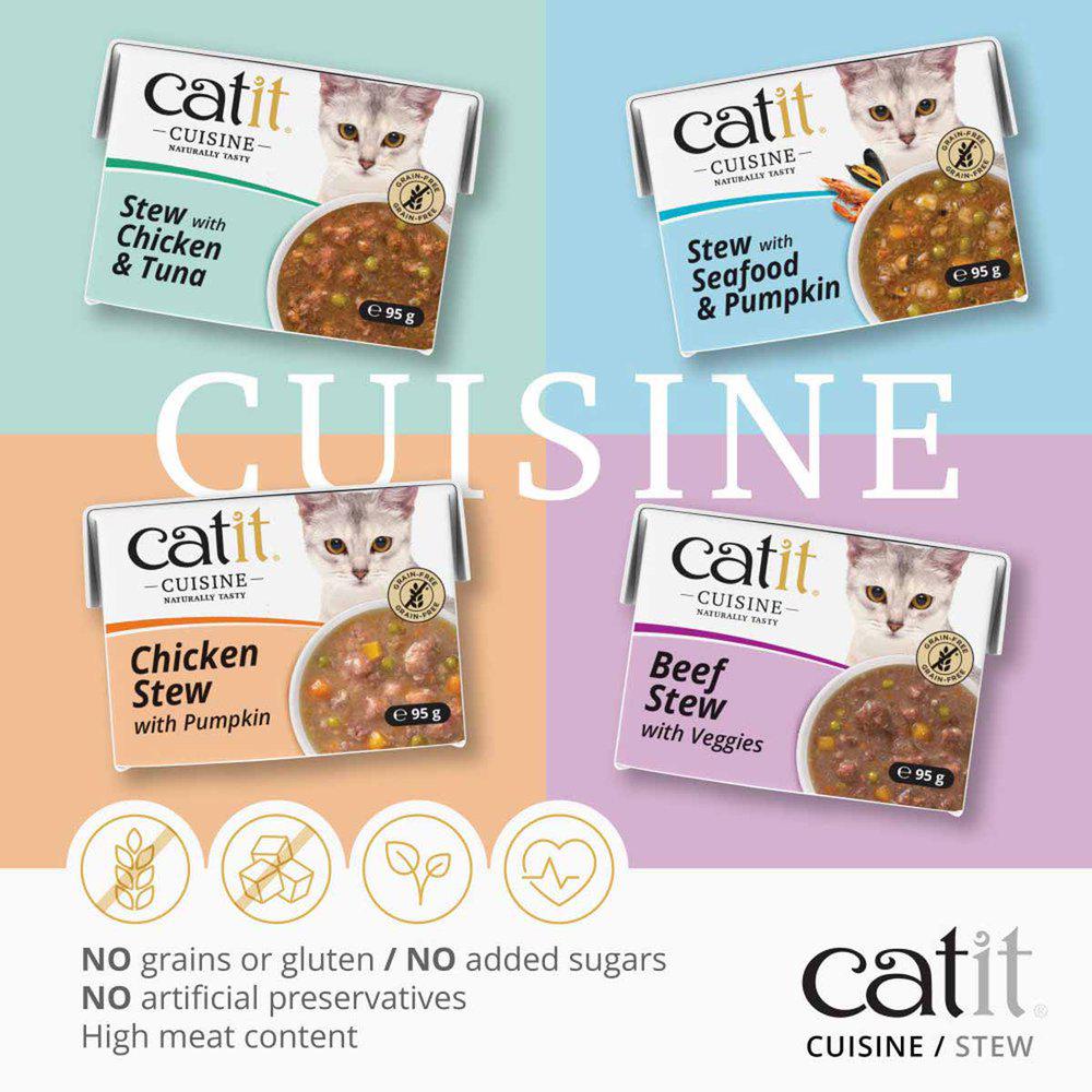 Catit Cuisine Stew Seafood & Pumpkin 95g