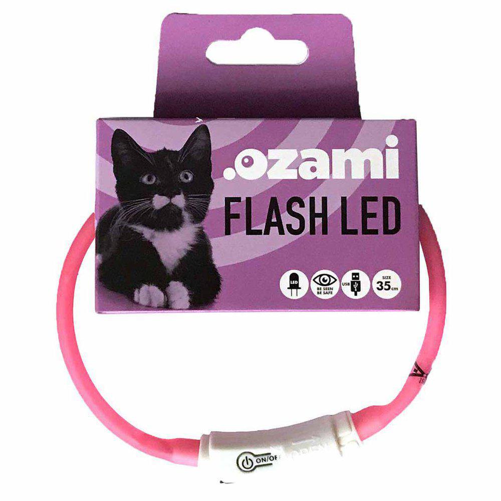 Halsband Flash Led Rosa 35cm (Gammal Design)