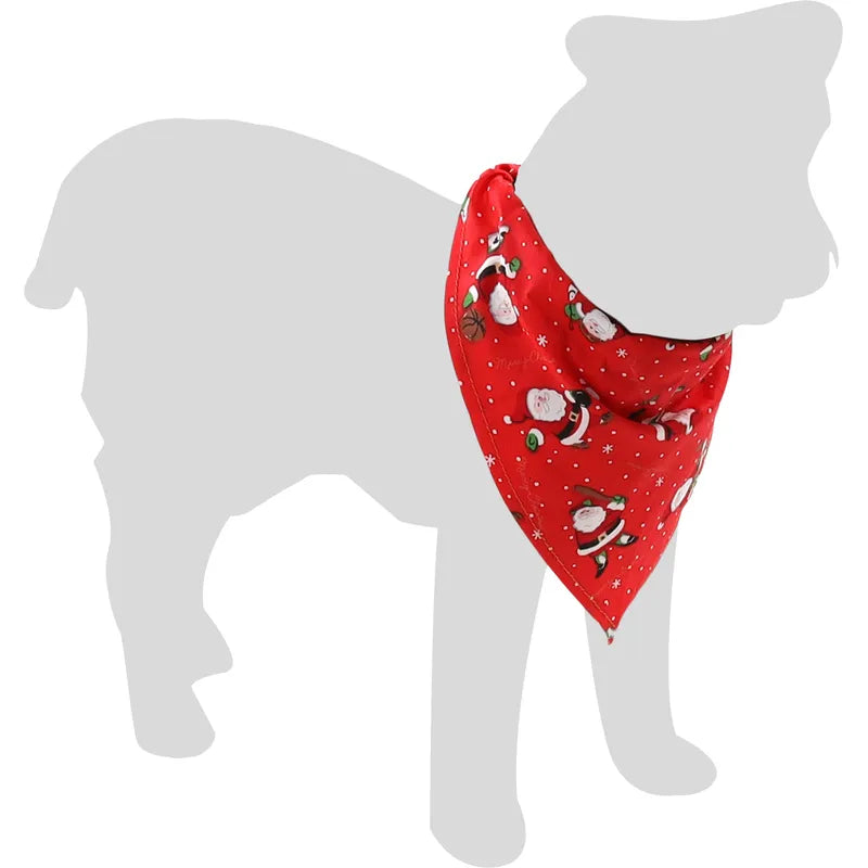 Julscarf Med Tomtar60x31cm