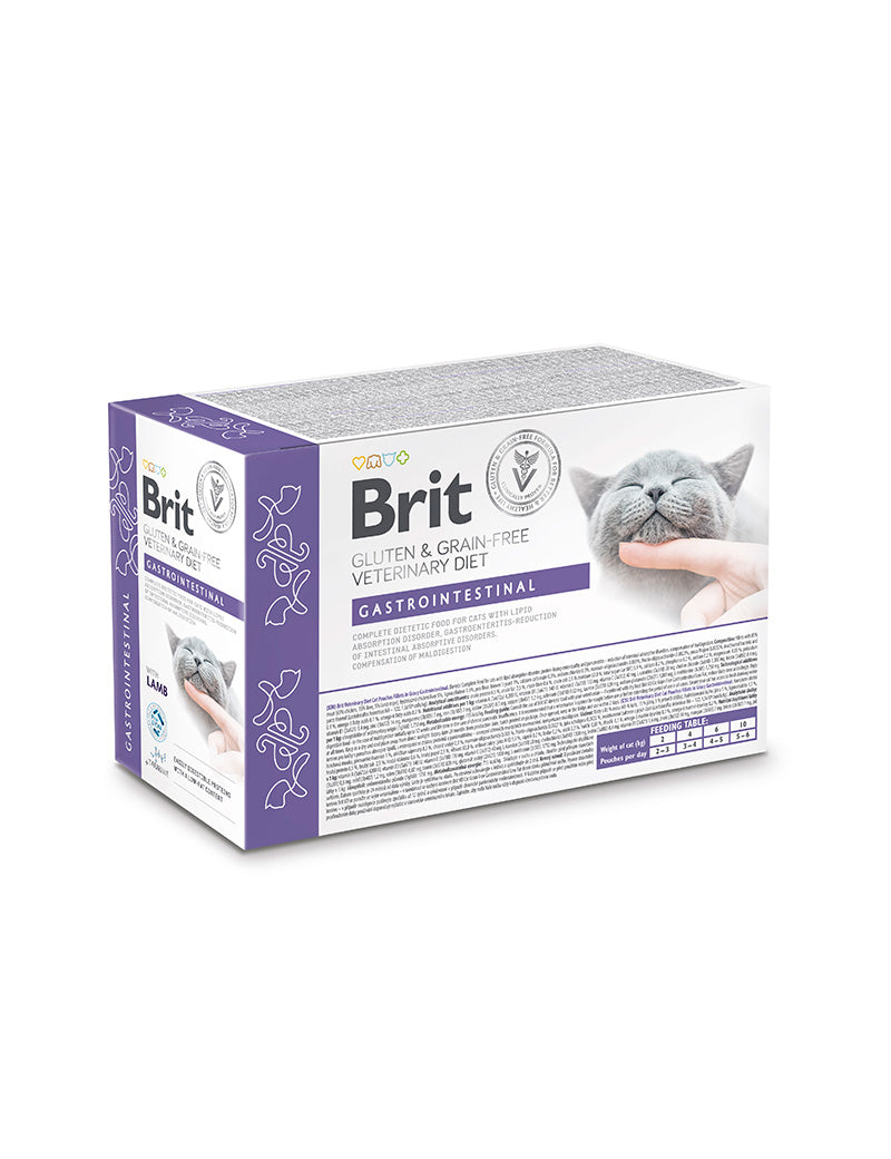 Brit VD Gastrointestinal Cat Pouch 12x85g