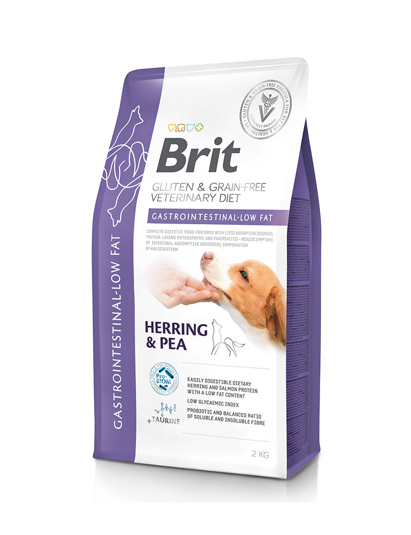 Brit Vet Diets Dog Gastrointestinal-Low fat 2 kg
