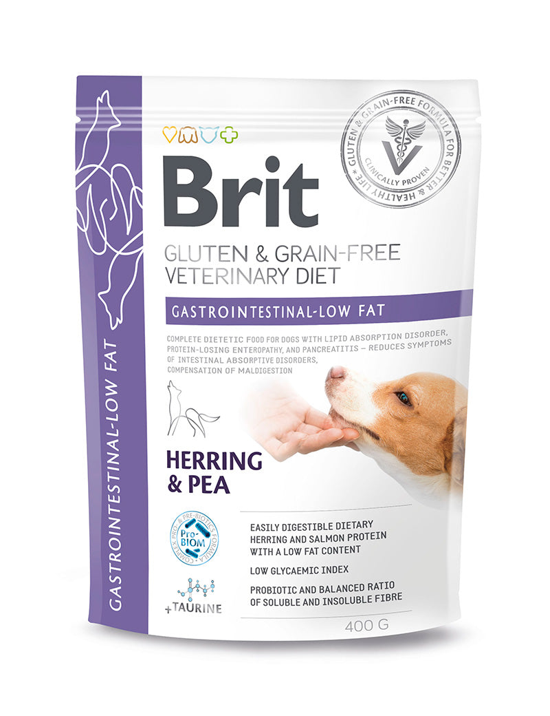 Brit Vet Diets Dog Gastrointestinal-Low fat 400 g