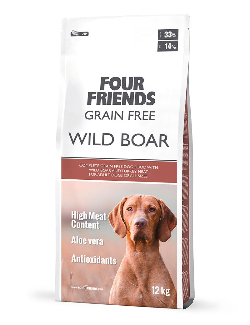 FourFriends Grain Free Wild Boar 12 kg