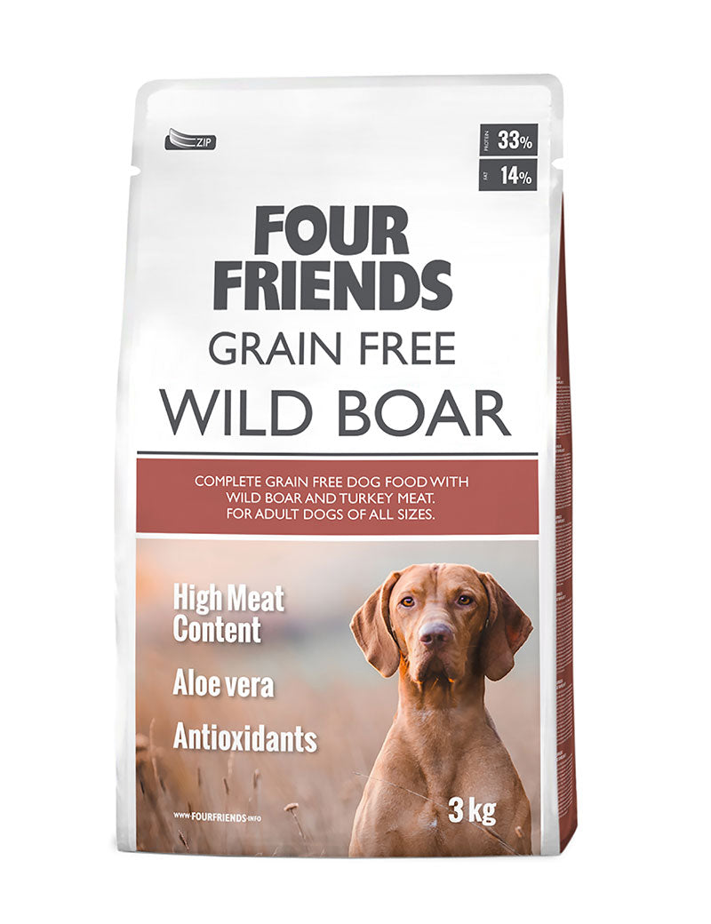 FourFriends Grain Free Wild Boar 3 kg