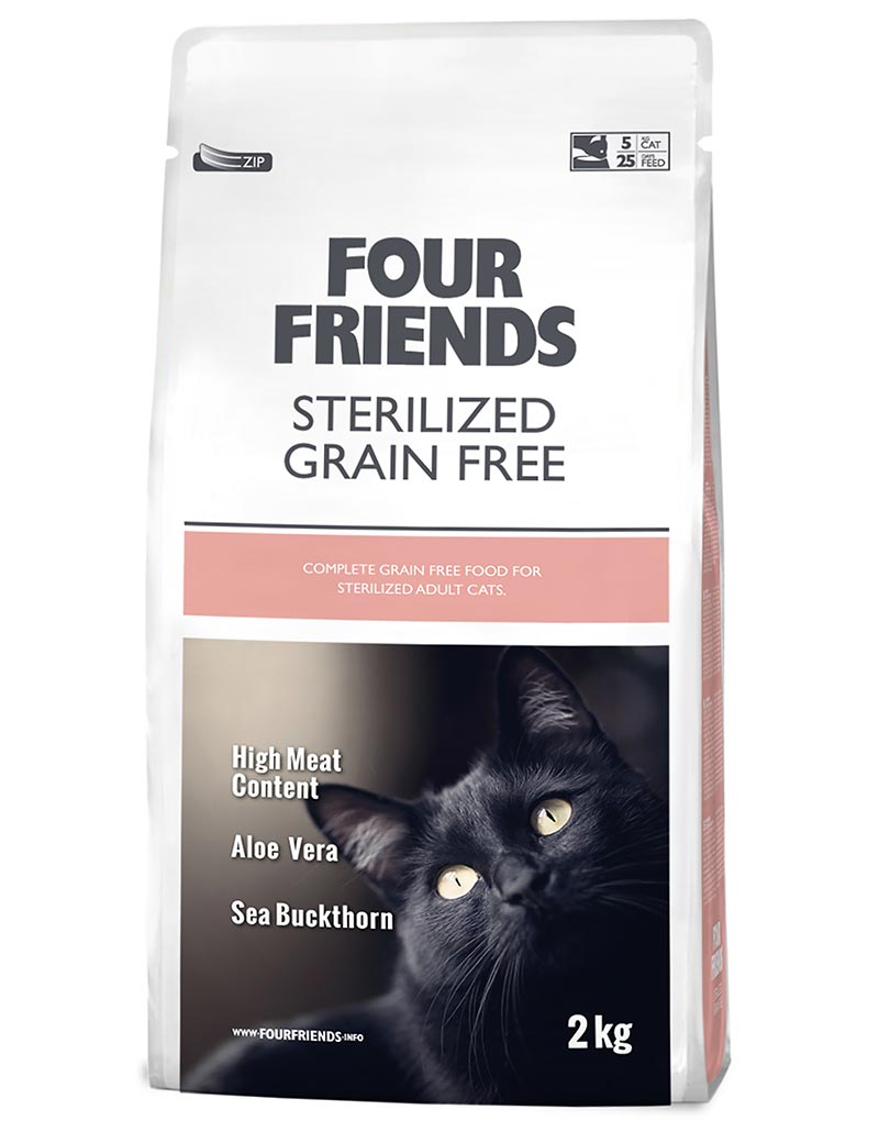 FourFriends Grain Free Sterilized 2 kg