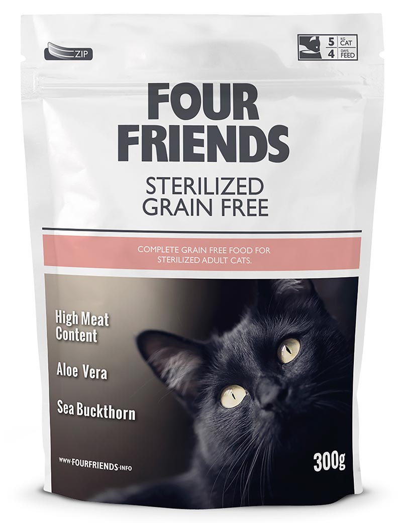 FourFriends Grain Free Sterilized 0.3kg