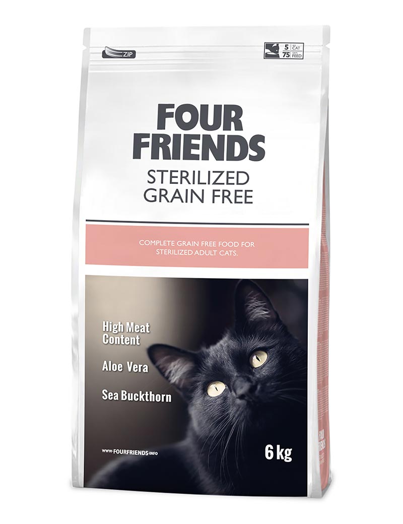 FourFriends Grain Free Sterilized 6 kg