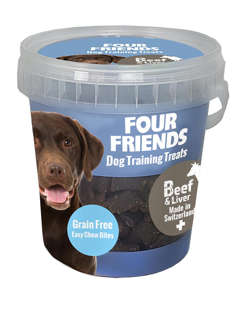 FourFriends Dog Training T Beef & Liv 400g