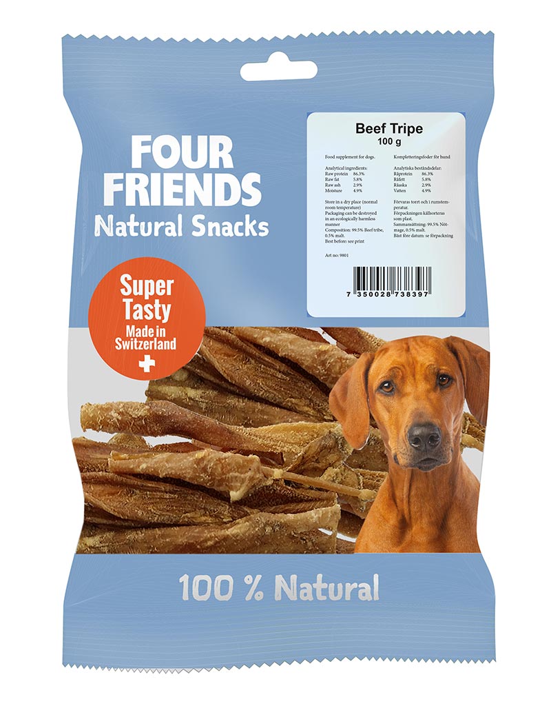 FourFriends Dog Beef Tripe 800g