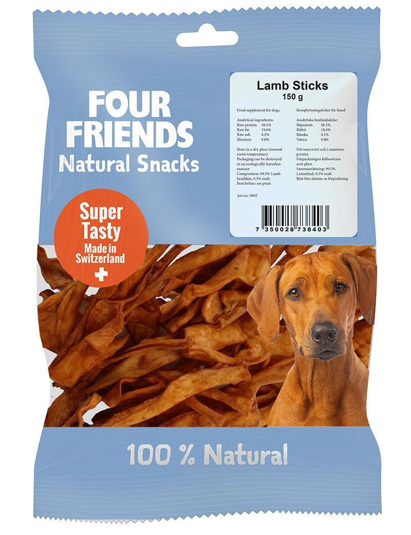 FourFriends Dog Lamb Sticks 150g