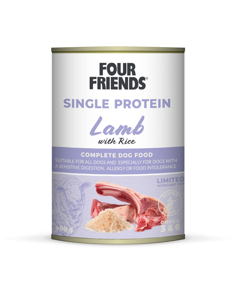 FourFriends Dog Lamb & Rice 400 g burk