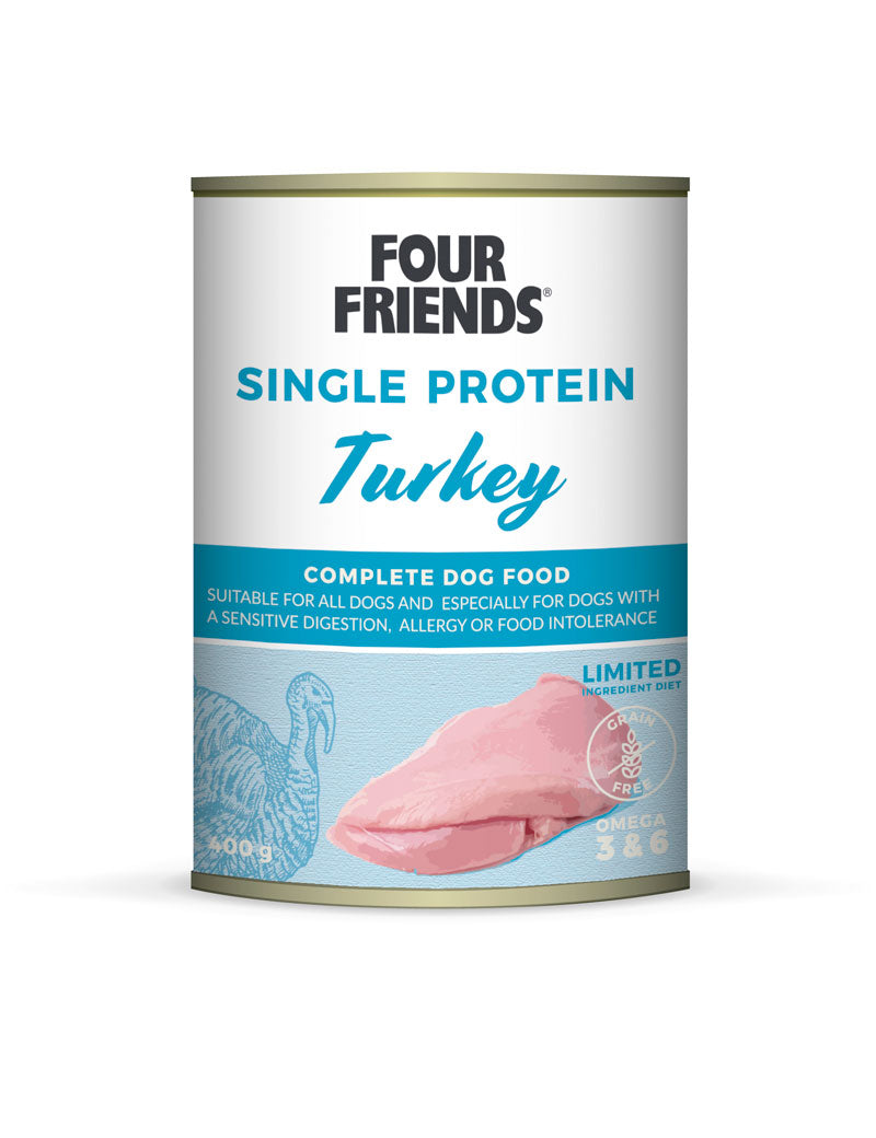 FourFriends Dog Turkey 400 g burk